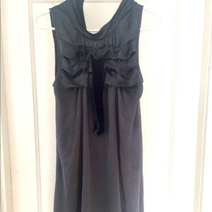 Theory silk/rayon blend black cocktail dress!